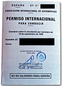 permiso internacional de conducir